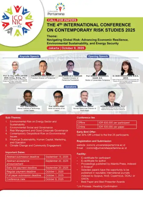 The 4th International Conference on Contemporary Risk Studies (ICONIC-RS 2025)