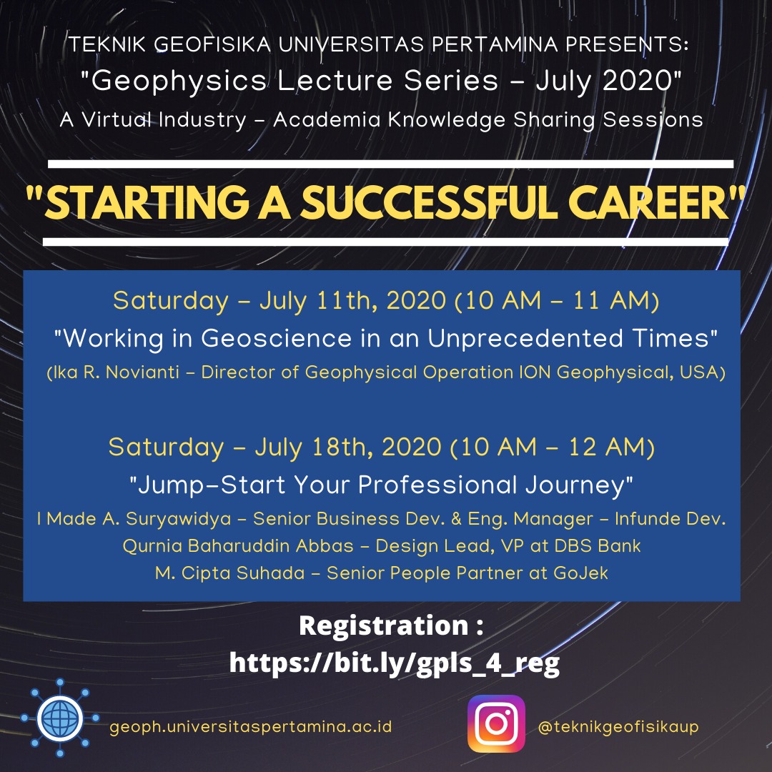 Series 04 Geophysics Lecture Series Universitas Pertamina